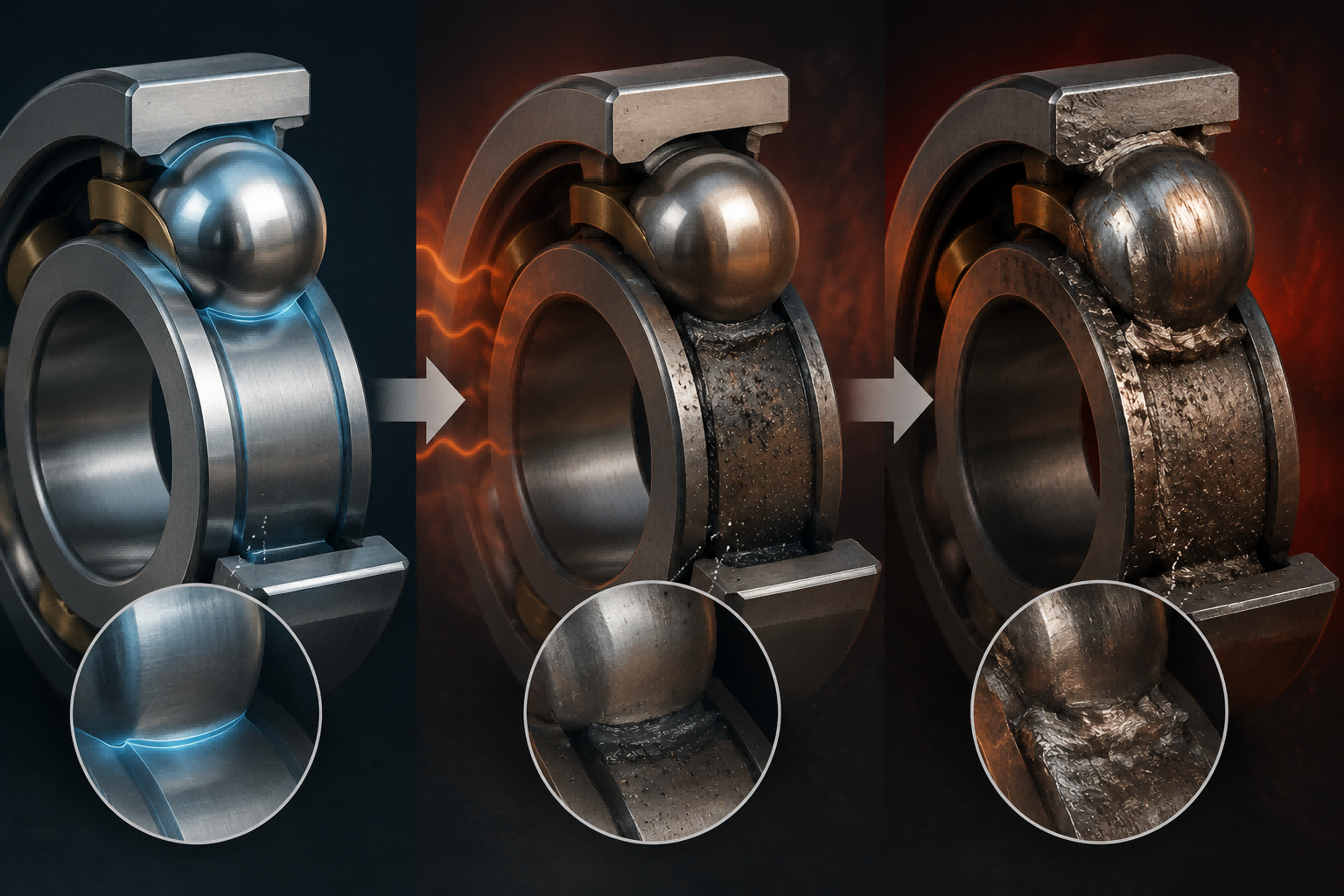 Bearing Cold Welding at High Temperature: Causes and Material Solutions