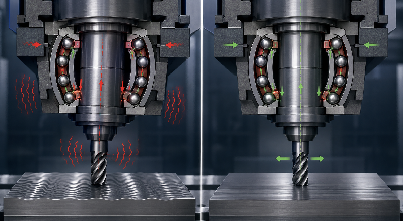 How Spindle Bearing Chatter Ruins Surface Finish in CNC Precision Machining